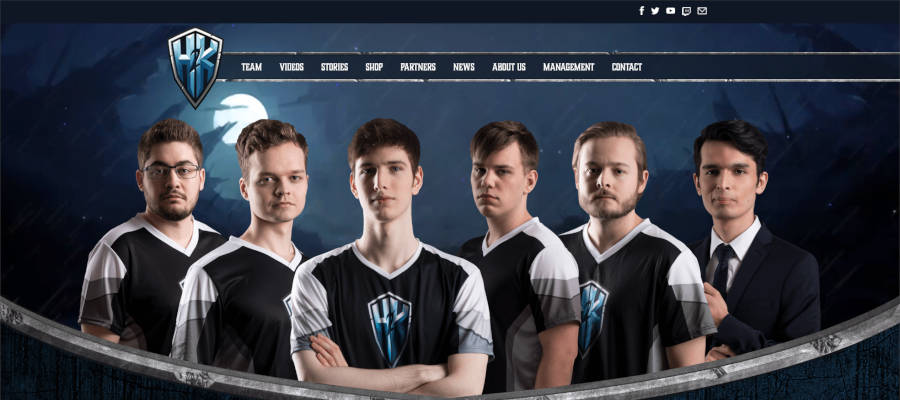 screenshot der Webseite von H2K