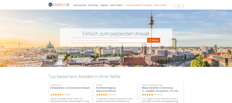 screenshot der Webseite von adojo
